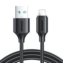 Заредете изображение във визуализатора на галерията – Joyroom USB Charging / Data Cable - Lightning 2.4A 1m Black (S-UL012A9) - TopMag
