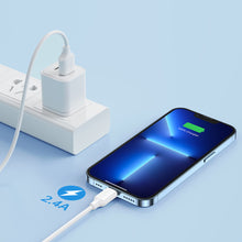 Заредете изображение във визуализатора на галерията – Joyroom USB Charging / Data Cable - Lightning 2.4A 2m white (S-UL012A9) - TopMag
