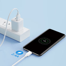 Заредете изображение във визуализатора на галерията – Joyroom cable USB-A - Micro USB 480Mb / s 2.4A 0.25m black (S-UM018A9) - TopMag
