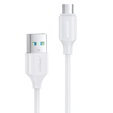 Заредете изображение във визуализатора на галерията – Joyroom cable USB-A - Micro USB 480Mb / s 2.4A 0.25m white (S-UM018A9) - TopMag
