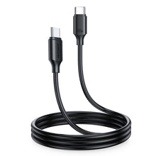 Заредете изображение във визуализатора на галерията – Joyroom cable USB-C - USB-C 480Mb / s 60W 1m black (S-CC060A9) - TopMag
