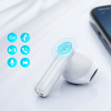 Заредете изображение във визуализатора на галерията – Joyroom TWS earphones wireless ENC waterproof IPX4 Bluetooth 5.3 white (JR-TL11) - TopMag
