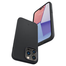 Заредете изображение във визуализатора на галерията – Spigen SILICONE FIT MAG MAGSAFE IPHONE 14 PRO MAX BLACK - TopMag
