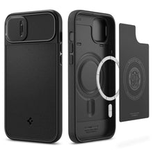 Заредете изображение във визуализатора на галерията – Spigen OPTIK ARMOR MAG MAGSAFE IPHONE 14 PLUS BLACK
