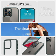 Заредете изображение във визуализатора на галерията – Spigen ULTRA HYBRID IPHONE 14 PRO MAX ABYSS GREEN - TopMag
