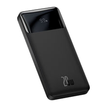 Заредете изображение във визуализатора на галерията – Baseus Bipow Fast Charging Power Bank 10000mAh 20W Black (Overseas Edition) + USB-A - Micro USB 0.25m Black Cable (PPBD050301) - TopMag
