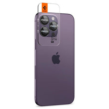 Заредете изображение във визуализатора на галерията – Spigen OPTIK.TR "EZ FIT" CAMERA PROTECTOR 2-PACK IPHONE 14 PRO / 14 PRO MAX BLACK COVER - TopMag
