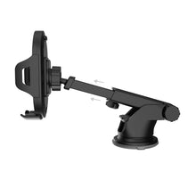 Заредете изображение във визуализатора на галерията – Dudao Telescopic Gravity Car Windshield Mount Holder Black (new F2S black) - TopMag
