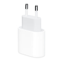 Заредете изображение във визуализатора на галерията – Apple USB-C wall charger 20W white (MHJE3ZM / A) - TopMag
