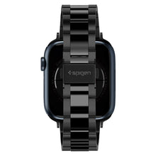 Заредете изображение във визуализатора на галерията – SPIGEN MODERN FIT BAND APPLE WATCH 4 / 5 / 6 / 7 / 8 / SE (38 / 40 / 41 MM) BLACK - TopMag
