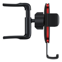 Заредете изображение във визуализатора на галерията – Baseus Metal AgeⅡ gravity holder for round car air vent black (SUJS030001)
