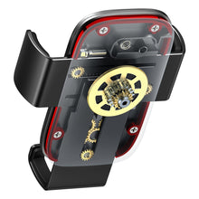 Заредете изображение във визуализатора на галерията – Baseus Metal AgeⅡ gravity holder for round car air vent black (SUJS030001)

