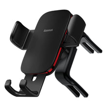 Заредете изображение във визуализатора на галерията – Baseus Metal AgeⅡ gravity holder for round car air vent black (SUJS030001)
