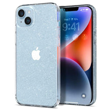 Заредете изображение във визуализатора на галерията – Spigen Liquid Crystal case with glitter for iPhone 14 transparent - TopMag
