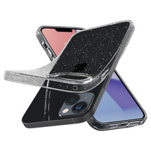 Заредете изображение във визуализатора на галерията – Spigen Liquid Crystal case with glitter for iPhone 14 transparent - TopMag
