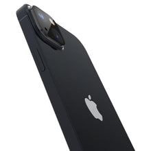 Заредете изображение във визуализатора на галерията – Spigen Optik.TR Camera Protector glass for iPhone 14/14 Plus camera, 2 black - TopMag
