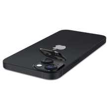 Заредете изображение във визуализатора на галерията – Spigen Optik.TR Camera Protector glass for iPhone 14/14 Plus camera, 2 black - TopMag

