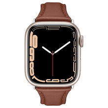 Заредете изображение във визуализатора на галерията – Spigen Cyrill Kajuk Apple Watch Leather Strap 4/5/6/7/8 / SE 40/41 mm brown - TopMag

