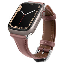 Заредете изображение във визуализатора на галерията – Spigen Cyrill Kajuk Apple Watch Leather Strap 4/5/6/7/8 / SE 40/41 mm Pink - TopMag
