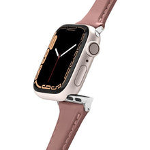 Заредете изображение във визуализатора на галерията – Spigen Cyrill Kajuk Apple Watch Leather Strap 4/5/6/7/8 / SE 40/41 mm Pink - TopMag
