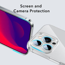 Заредете изображение във визуализатора на галерията – ESR Ice Shield toughened iPhone 14 Pro transparent case
