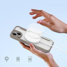 Заредете изображение във визуализатора на галерията – Dux Ducis Skin X Pro case iPhone 14 MagSafe magnetic flip cover beige
