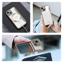 Заредете изображение във визуализатора на галерията – Dux Ducis Skin X Pro case iPhone 14 MagSafe magnetic flip cover beige
