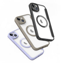 Заредете изображение във визуализатора на галерията – Dux Ducis Skin X Pro case iPhone 14 Plus MagSafe magnetic flip case beige
