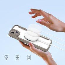 Заредете изображение във визуализатора на галерията – Dux Ducis Skin X Pro case iPhone 14 Plus MagSafe magnetic flip case beige
