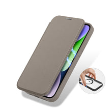 Заредете изображение във визуализатора на галерията – Dux Ducis Skin X Pro case iPhone 14 Plus MagSafe magnetic flip case beige
