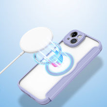 Заредете изображение във визуализатора на галерията – Dux Ducis Skin X Pro Case iPhone 14 Plus Magnetic MagSafe Flip Case Purple
