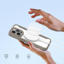 Заредете изображение във визуализатора на галерията – Dux Ducis Skin X Pro case iPhone 14 Pro MagSafe magnetic flip cover beige
