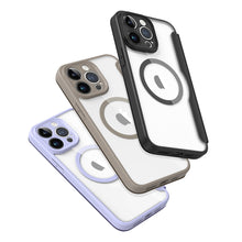 Заредете изображение във визуализатора на галерията – Dux Ducis Skin X Pro case iPhone 14 Pro Max MagSafe magnetic flip cover beige
