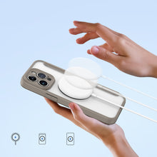 Заредете изображение във визуализатора на галерията – Dux Ducis Skin X Pro case iPhone 14 Pro Max MagSafe magnetic flip cover beige
