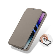 Заредете изображение във визуализатора на галерията – Dux Ducis Skin X Pro case iPhone 14 Pro Max MagSafe magnetic flip cover beige
