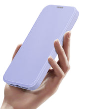 Заредете изображение във визуализатора на галерията – Dux Ducis Skin X Pro Case iPhone 14 Pro Max Magnetic MagSafe Flip Case Purple
