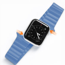 Заредете изображение във визуализатора на галерията – Dux Ducis магнитна каишка за Apple Watch Ultra Magnetic Bracelet Wristband Blue (Chain Version)
