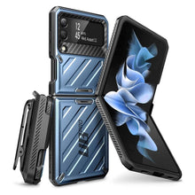 Заредете изображение във визуализатора на галерията – Supcase Unicorn Beetle Pro case for Samsung Galaxy Z Flip 4 blue - TopMag
