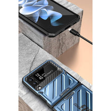Заредете изображение във визуализатора на галерията – Supcase Unicorn Beetle Pro case for Samsung Galaxy Z Flip 4 blue - TopMag
