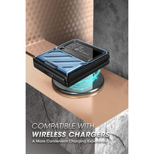 Заредете изображение във визуализатора на галерията – Supcase Unicorn Beetle Pro case for Samsung Galaxy Z Flip 4 blue - TopMag
