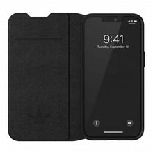 Заредете изображение във визуализатора на галерията – Adidas OR Booklet Case BASIC iPhone 13 Pro / 13 6.1 "black and white / black white 47095 - TopMag

