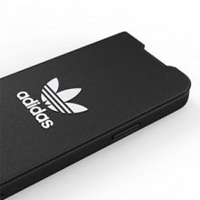 Заредете изображение във визуализатора на галерията – Adidas OR Booklet Case BASIC iPhone 13 Pro / 13 6.1 "black and white / black white 47095 - TopMag

