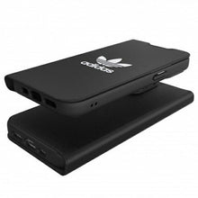 Заредете изображение във визуализатора на галерията – Adidas OR Booklet Case BASIC iPhone 13 Pro / 13 6.1 "black and white / black white 47095 - TopMag
