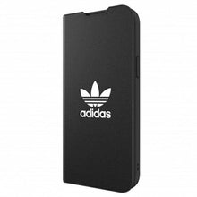 Заредете изображение във визуализатора на галерията – Adidas OR Booklet Case BASIC iPhone 13 Pro Max 6,7" czarno biały/black white 47127 - TopMag
