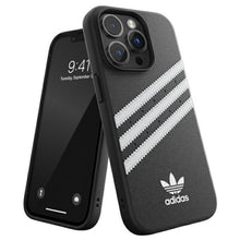 Заредете изображение във визуализатора на галерията – Adidas OR Molded Case PU iPhone 14 Pro Max 6.7 "black / black 50188 - TopMag

