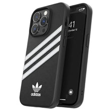 Заредете изображение във визуализатора на галерията – Adidas OR Molded Case PU iPhone 14 Pro Max 6.7 "black / black 50188 - TopMag
