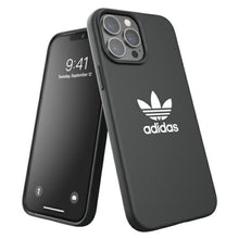 Заредете изображение във визуализатора на галерията – Adidas OR Silicone iPhone 13 Pro Max 6.7 "black / black 47150 - TopMag
