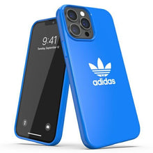 Заредете изображение във визуализатора на галерията – Adidas OR SnapCase Trefoil iPhone 13 Pro Max 6,7" niebieski/bluebird 47131 - TopMag
