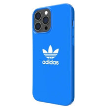 Заредете изображение във визуализатора на галерията – Adidas OR SnapCase Trefoil iPhone 13 Pro Max 6,7" niebieski/bluebird 47131 - TopMag
