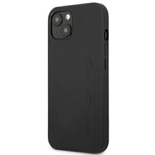 Заредете изображение във визуализатора на галерията – AMG AMHCP14SDOLBK iPhone 14 6.1 "black / black hardcase Leather Hot Stamped - TopMag
